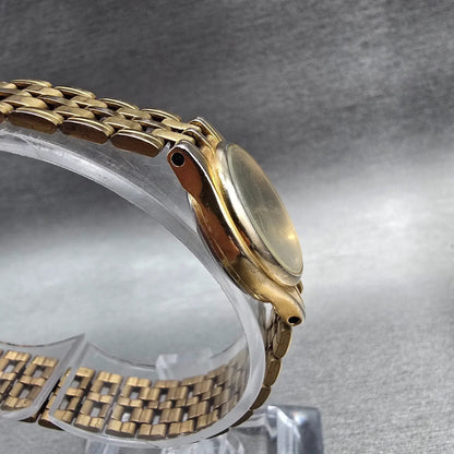 Citizen CQ Watch Women 21mm Black Dial Gold Tone Round 5930-S29762 New Battery3