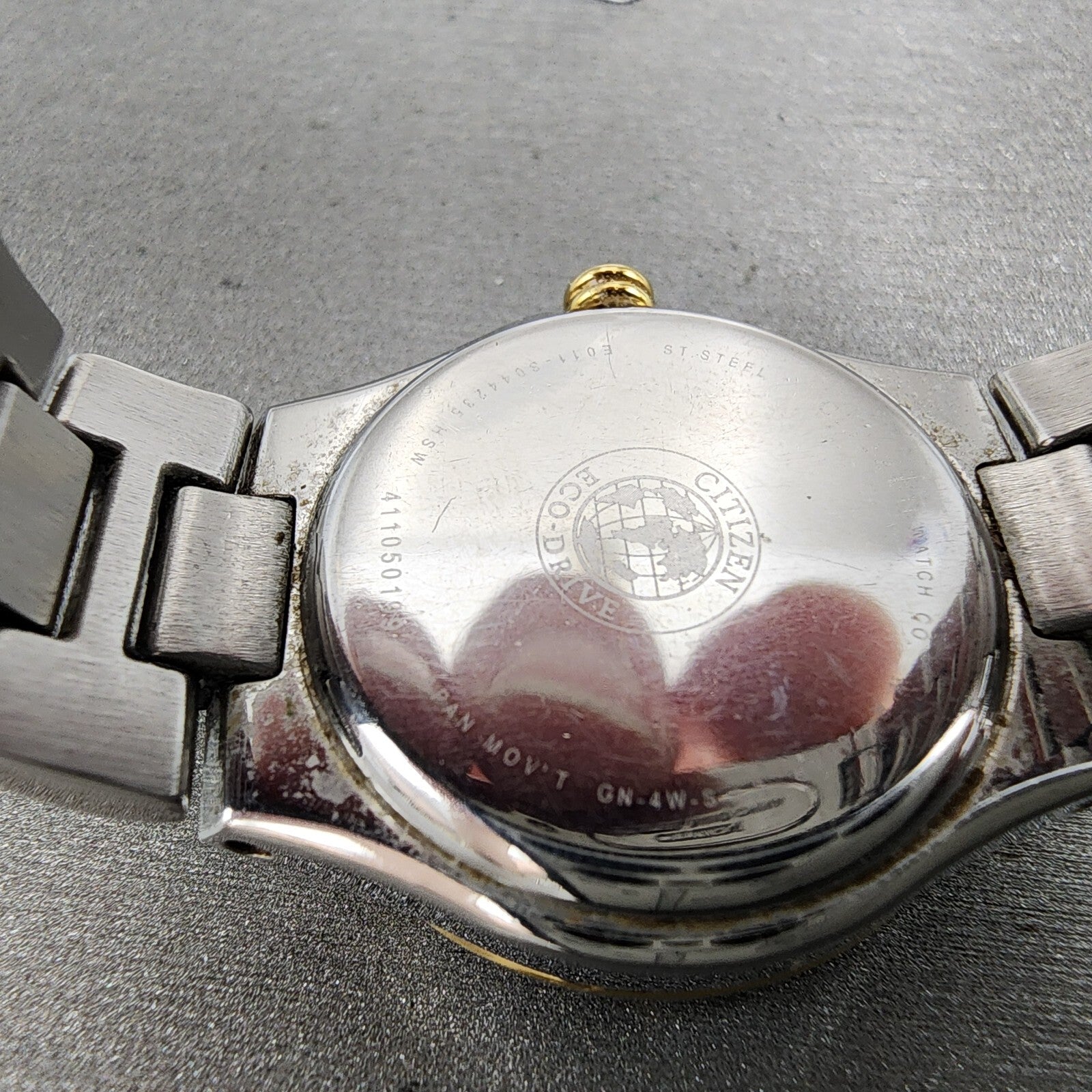 Citizen EcoDrive Watch Women 26mm MOP Dial Two Tone Date E011S044235 Works9