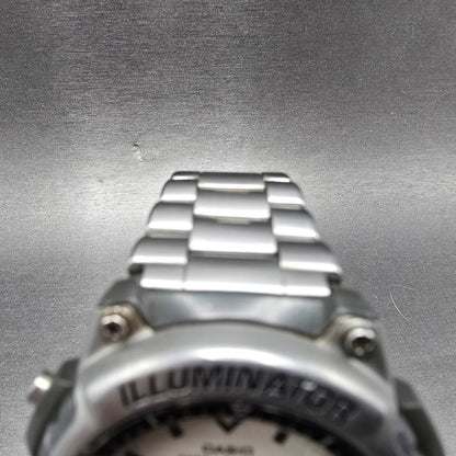 Casio Duro 200 Watch Men 43mm Gray Silver Analog Digital DRO-207 New Battery JDM4