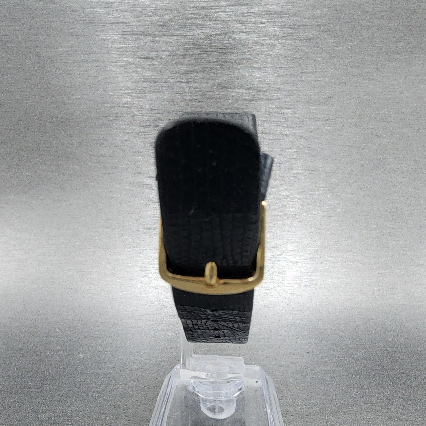 Seiko Watch Women 22mm Analog Digital Black Tone Rectangle E0295510 New Bat7