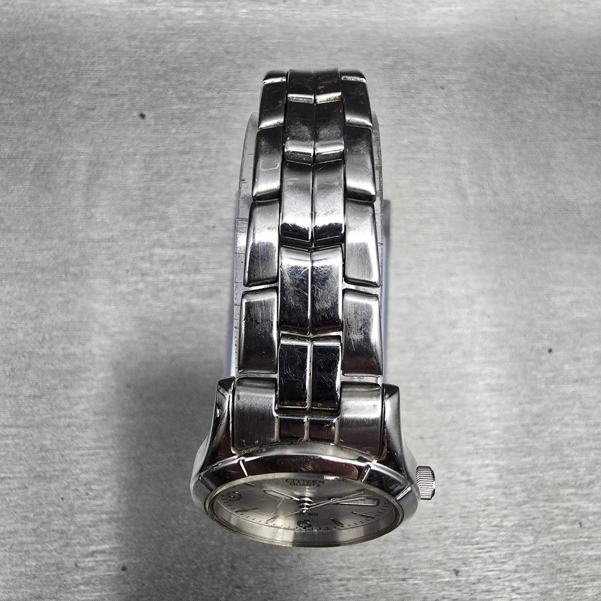 Citizen Watch Women 25mm Silver Dial Silver Tone Daydate 1002-S047439 New Batt P4