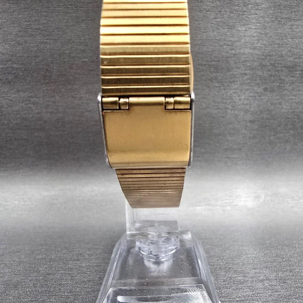 Seiko Lorus Watch Men 29mm Champagne Dial Gold Tone Rectangle Y131-5030 New Batt7