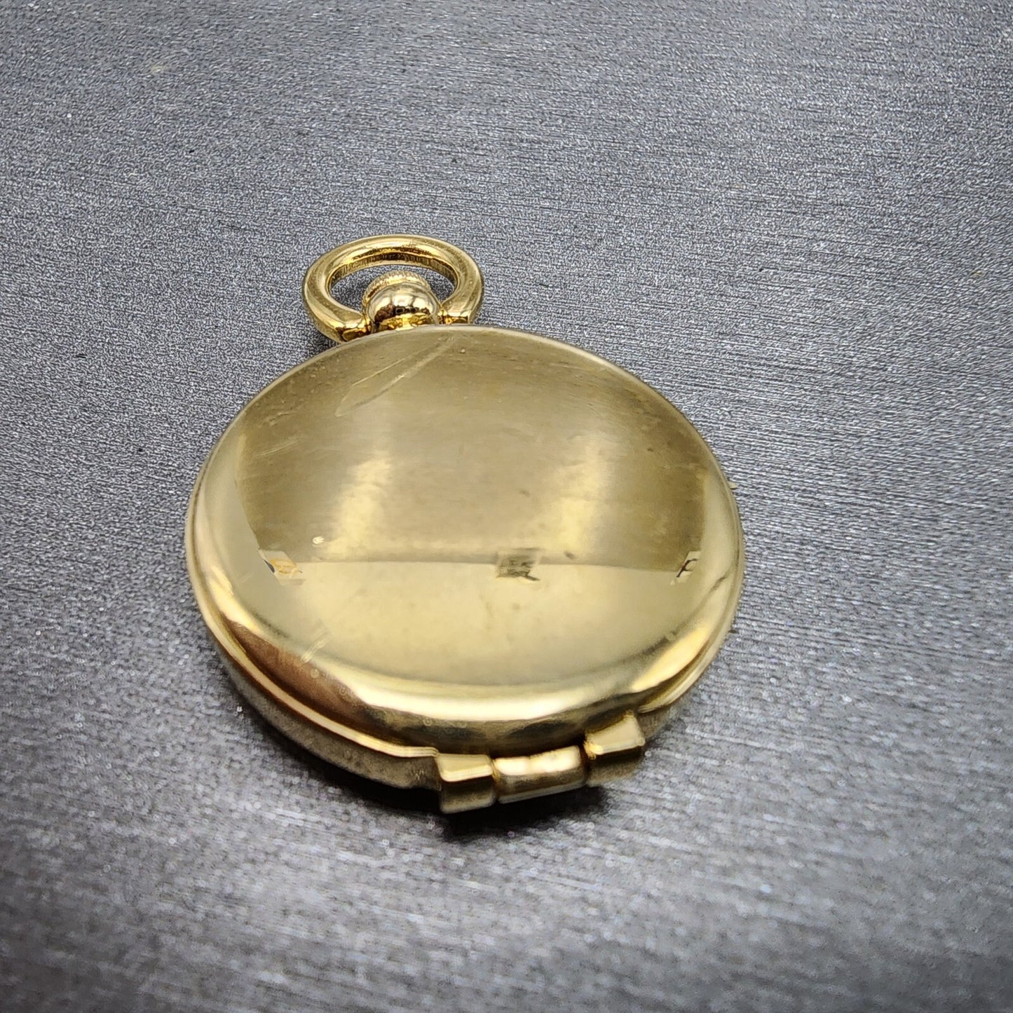 Seiko Pocket Watch Women 27mm White Dial Gold Tone 4n200450 New Battery6