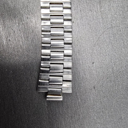 Seiko Landy Bracelet 18mm Stainless Steel Two Tone Folding Clasp VTG Japan7
