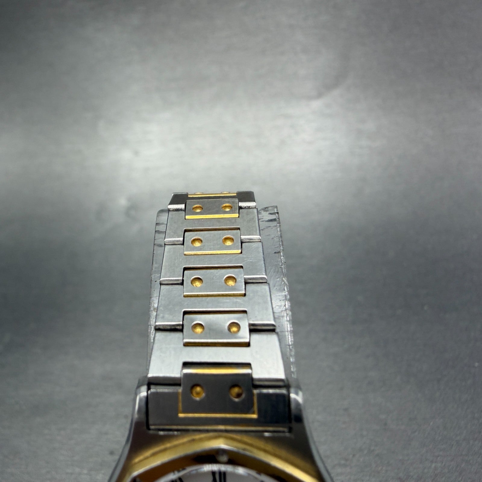 Seiko Watch Women 23mm White Dial Two Tone Round 1221-0040 New Battery Vintage4