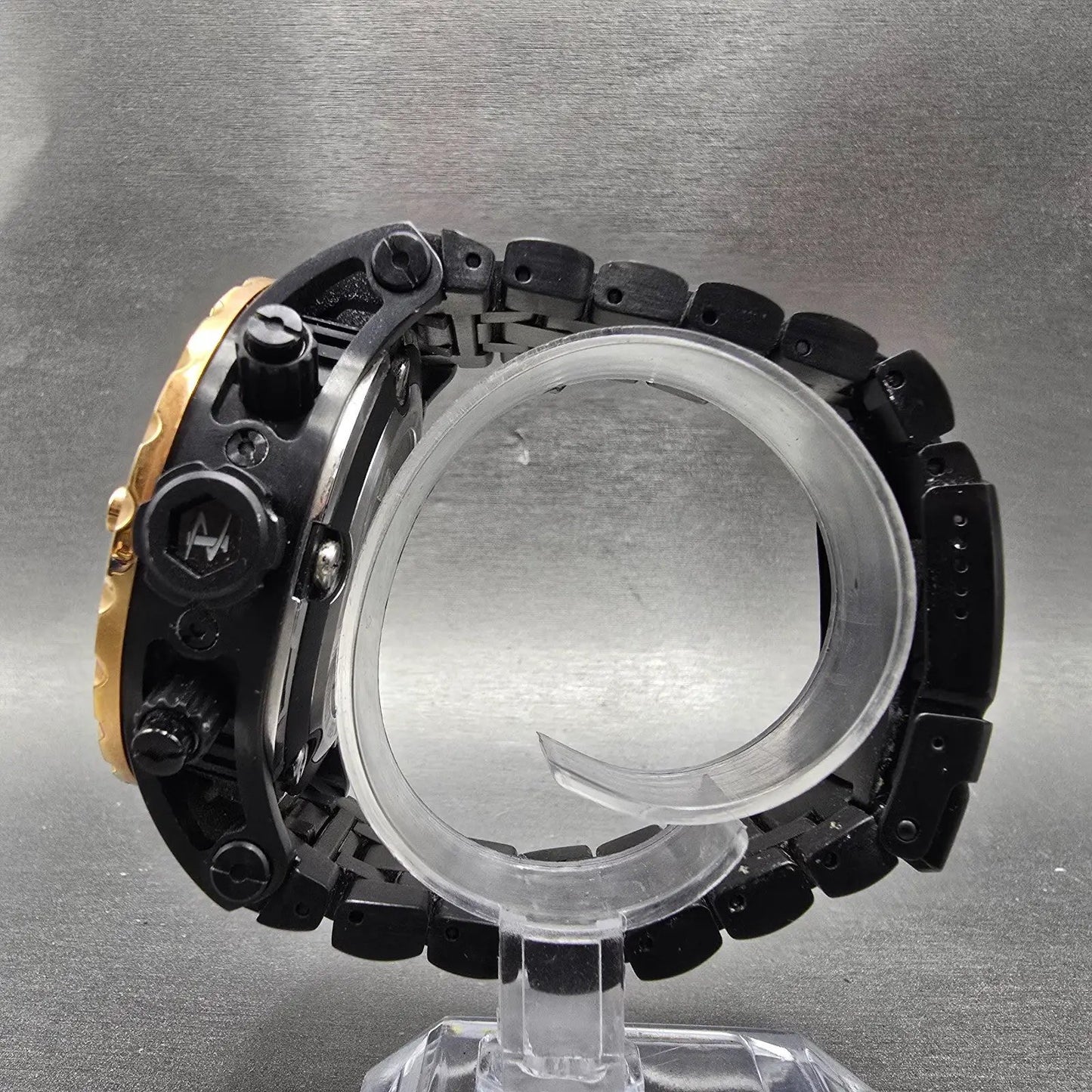 Invicta Sub Aqua Reserve Chronograph Watch Men 52mm Black Dial Black Tone NewBat6