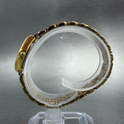 Seiko Watch Women 18mm White Dial Gold Tone Oval 1N01-5C19 New Battery6