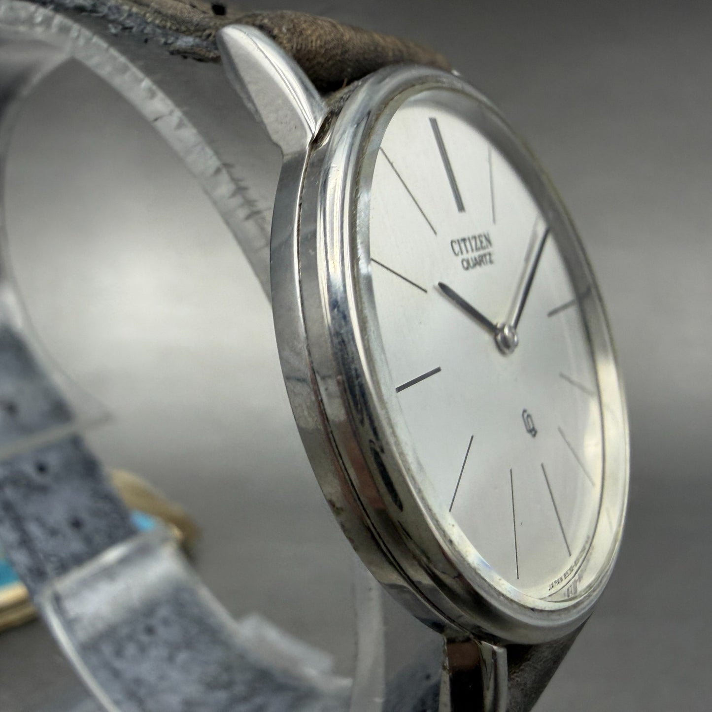 Citizen CQ Watch Men 32mm Silver Dial Silver Tone Round 4-850581 PARTS4