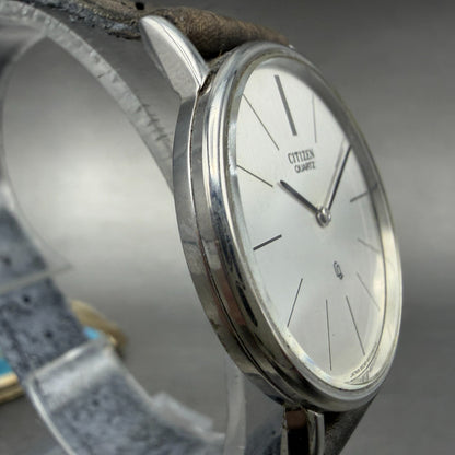 Citizen CQ Watch Men 32mm Silver Dial Silver Tone Round 4-850581 PARTS4