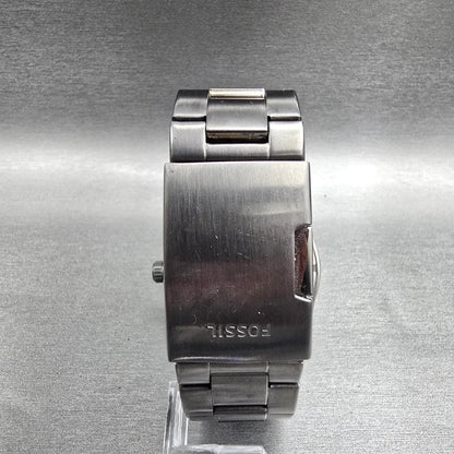 Fossil Machine Watch Men 45mm Gray Dial Gray Tone Chrono Date FS4662 New Battery7