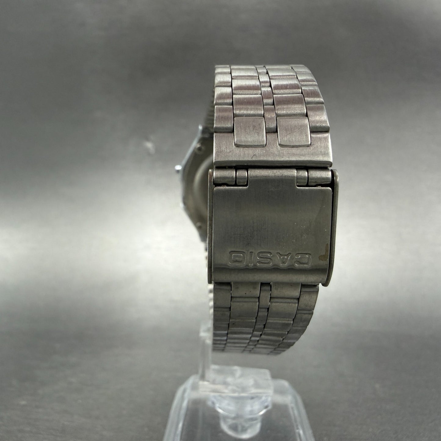 Casio B-614W Watch Men 34mm Digital Silver Tone Octagon Date New Battery7