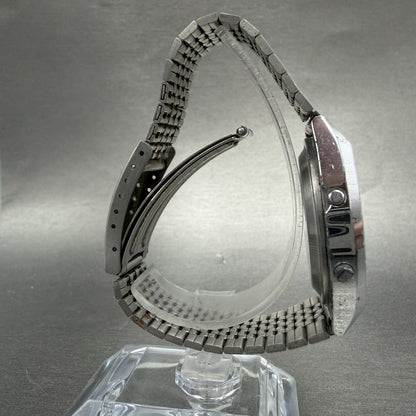 Casio AA-84 103 Watch Men 36mm Digital Silver Tone Alarm Chrono VTG PARTS9