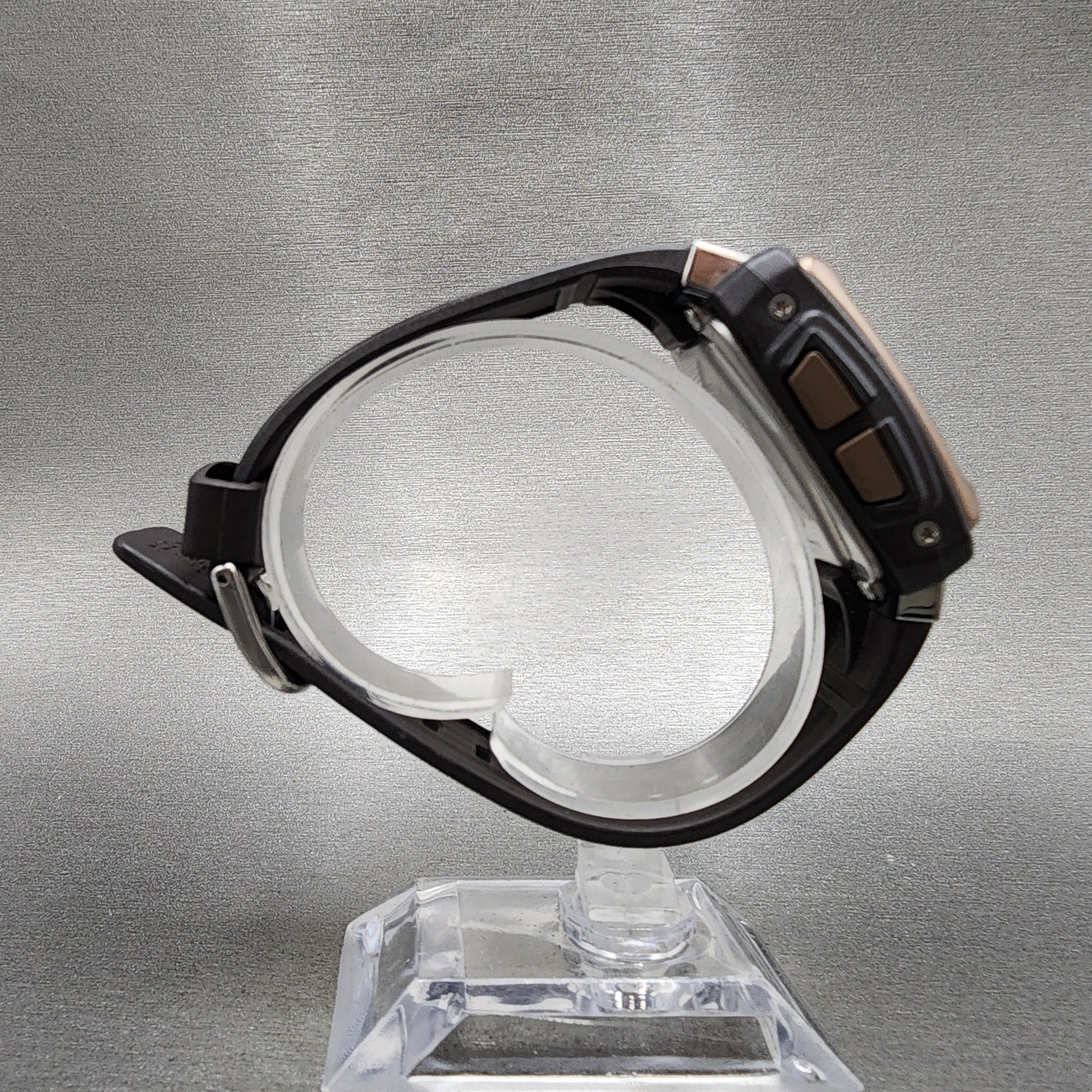 Casio BabyG BGT300J Watch Women 36mm Brown Tone Analog Digital Rectangle Runs8