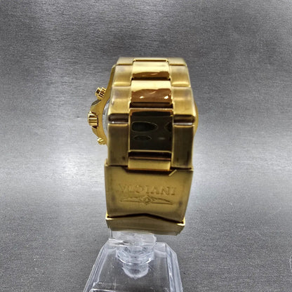 Invicta Pro Diver Chronograph Watch Men 45mm Blue Dial Gold Tone 12916 New Batt7