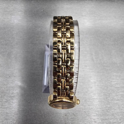 Seiko Watch Women 17mm Green Dial Gold Tone Oval V400-5588 New Battery Vintage4