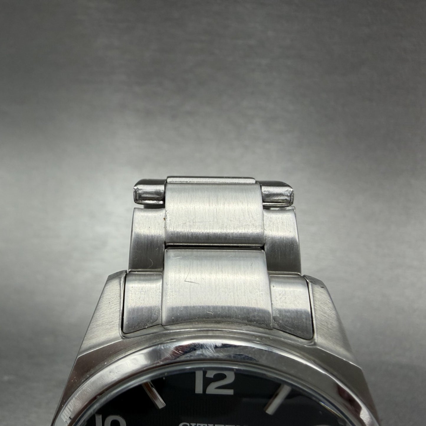 Citizen Eco-Drive Corso Watch Men 43mm Black Dial Steel Daydate AO9020-84E Runs4