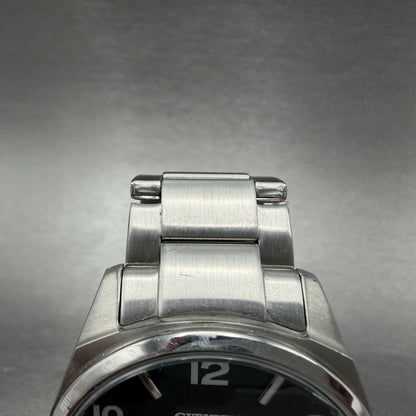 Citizen Eco-Drive Corso Watch Men 43mm Black Dial Steel Daydate AO9020-84E Runs4
