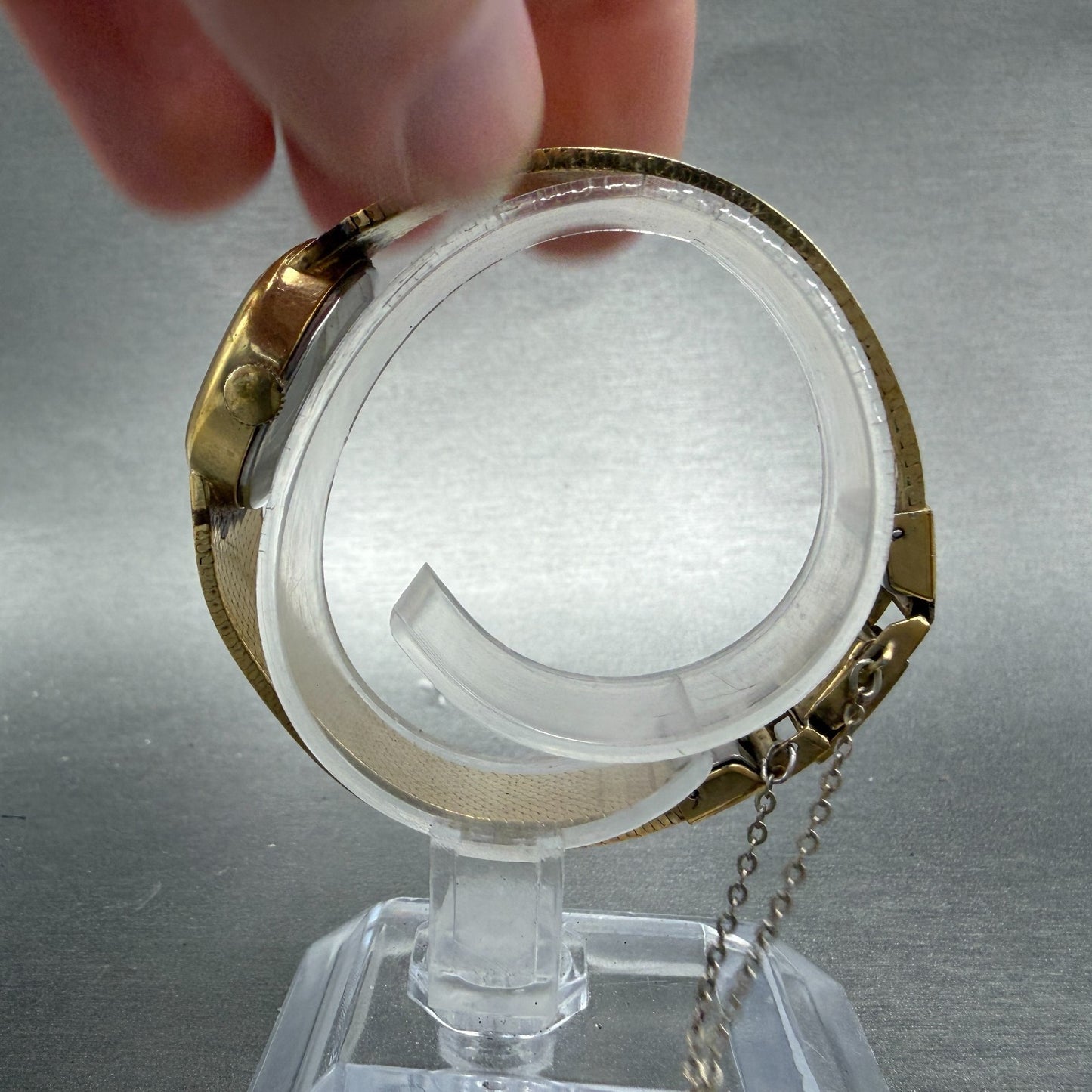 Seiko Watch Women 21mm Champagne Dial Gold Tone Round Manual 11-4670 Runs VTG6