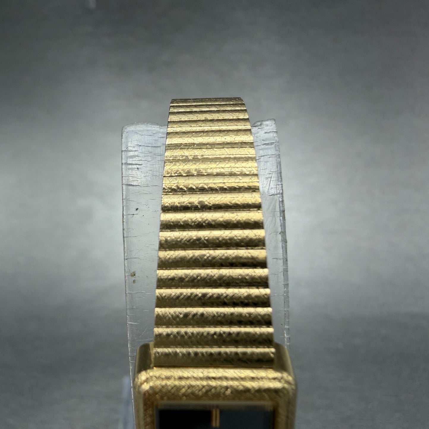 Seiko Tank Watch Women 13mm Brown Dial Gold Tone Rectangle 1320-5299 New Battery4