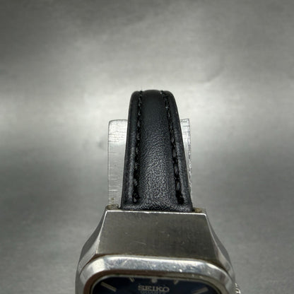 Seiko Watch Women 24mm Blue Dial Silver Tone Daydate 7903-5000 New Battery VTG4