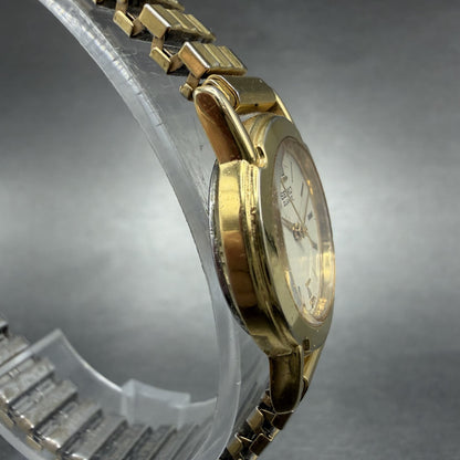 Seiko Watch Women 22mm White Dial Gold Tone Round 1N01-0A19 New Battery3