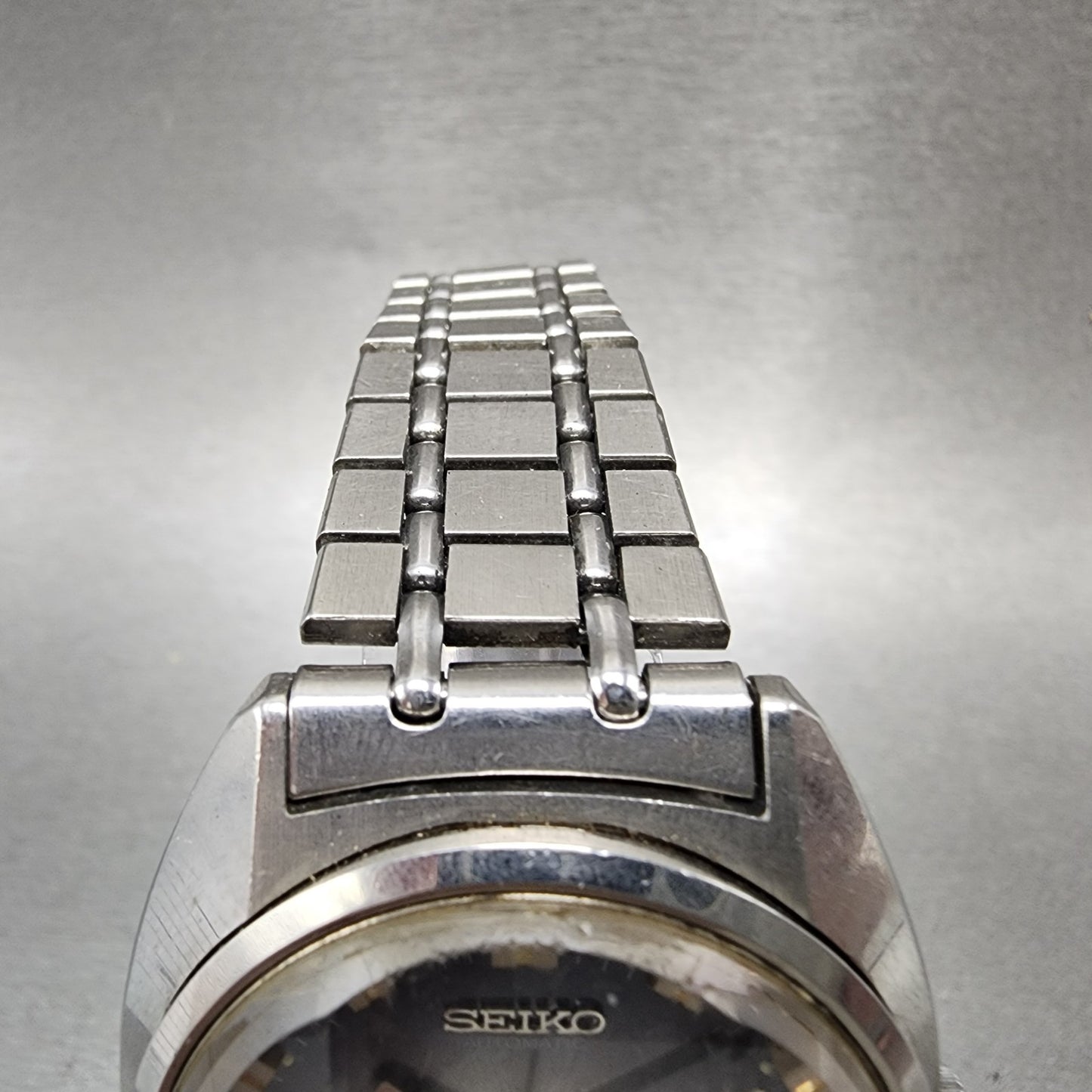 Seiko Lord Matic Watch Men 36mm Blue Dial Silver Tone Daydate 56067231 PARTS5