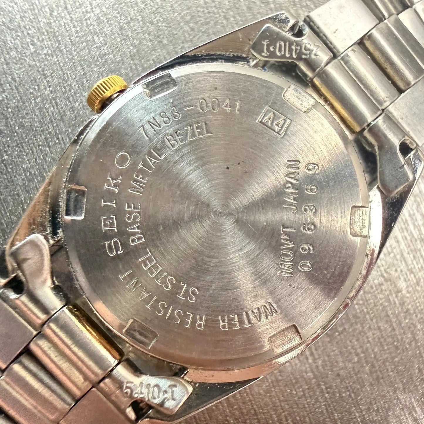 Seiko Watch Women 24mm Silver Dial Two Tone Daydate Round 7N83-0041 New Batt10