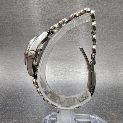 Seiko Automatic Watch Women 24mm Silver Dial Silver Tone Daydate 27060090 Runs6