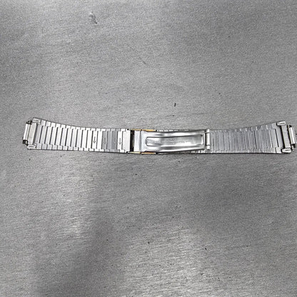 Seiko Bracelet 14mm Stainless Steel Gold Tone Tri Folding Clasp Vintage JP Z4078