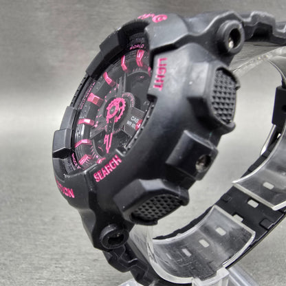 Casio Baby-G BA-111 Watch Women 43mm Pink Black Alarm Chronograph New Battery2