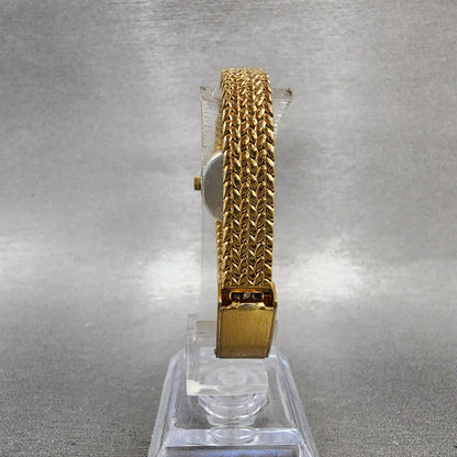 Jules Jurgenson Watch Women 17mm Champagne Dial Gold Tone Mesh Band New Battery7