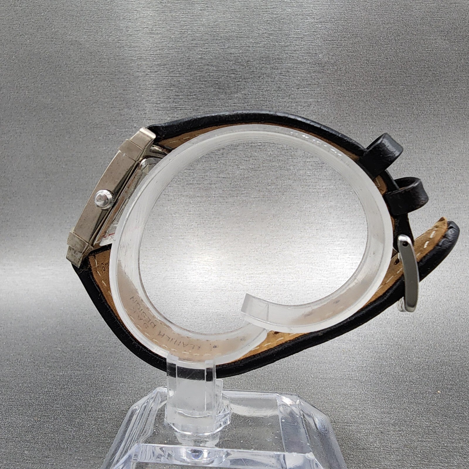 Wenger SAK Tank Watch Women 23mm White Dial Steel Date Rectangle New Battery6