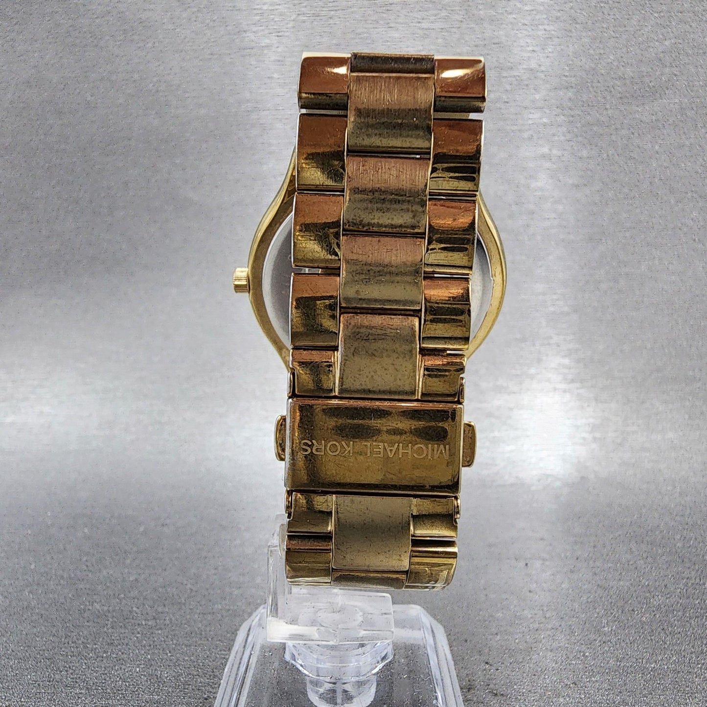 Michael Kors Watch Women 42mm Pink Dial Rose Gold Tone Round MK3264 New Battery9