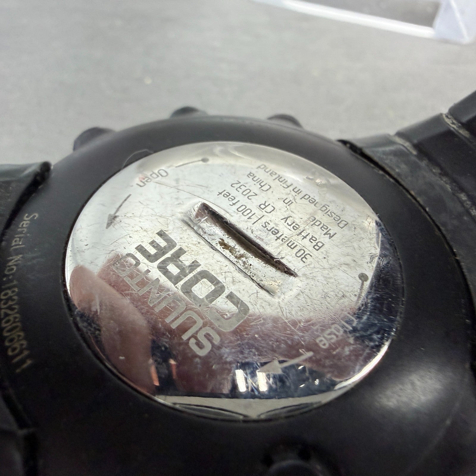 Suunto Core Watch Men 49mm Digital Black Alti Baro Compass Round New battery9