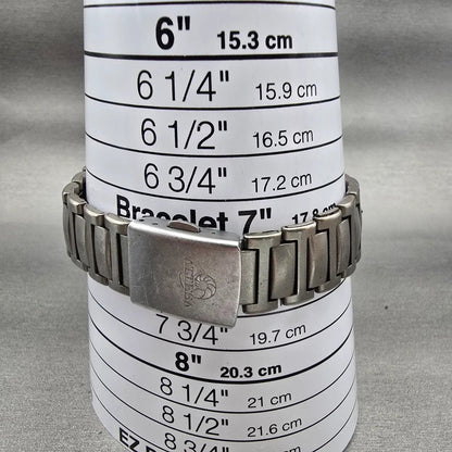 Citizen Attesa Watch Men 35mm Silver Dial Titanium Date 5510-F51758 New Battery9