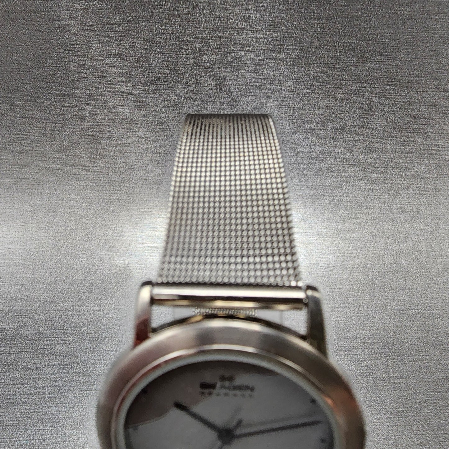 Skagen Watch Men 34mm Gray Dial Titanium Date Round Mesh Band 16LGMT NewBat A12