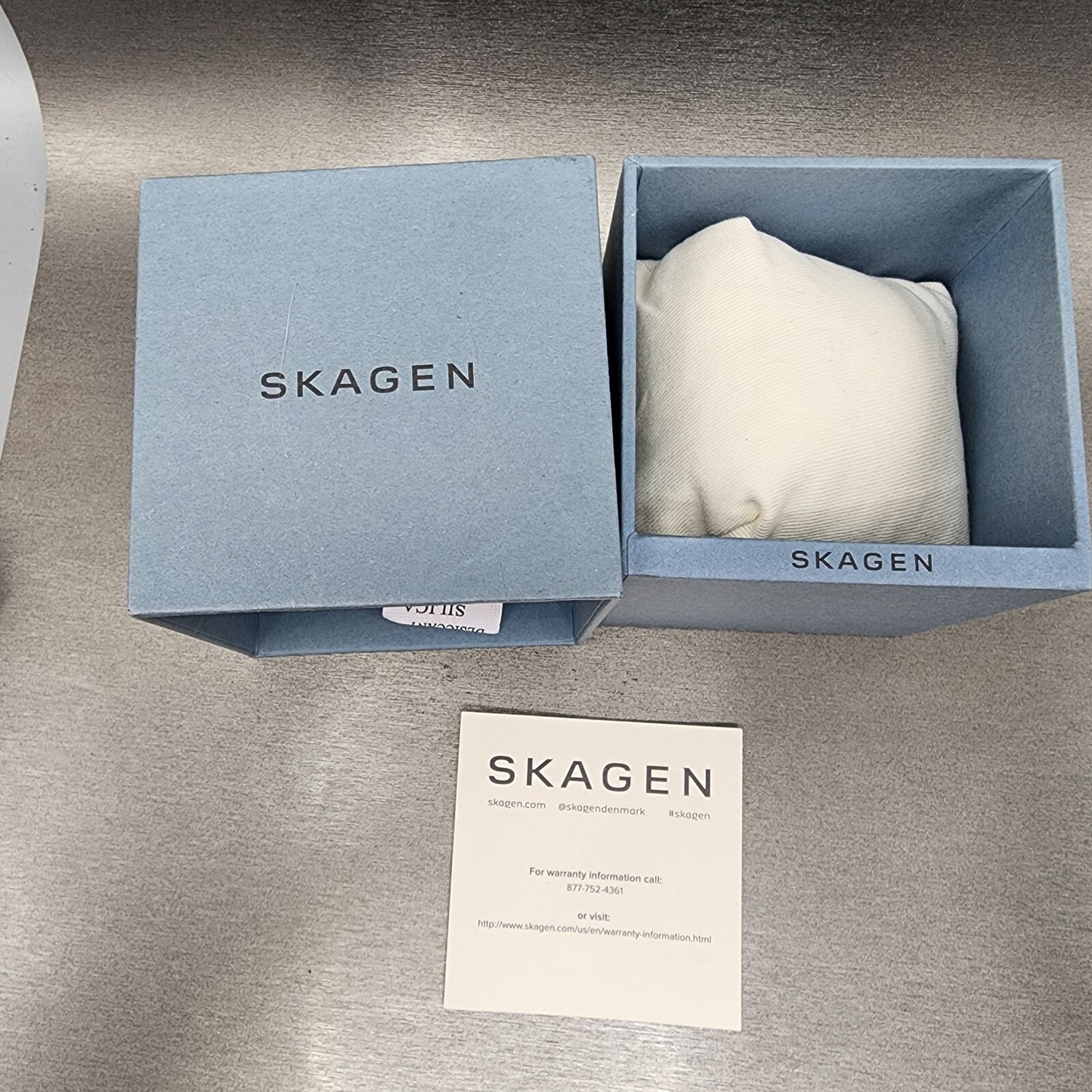 Skagen Freja Watch Women 34mm White Dial Steel Round Mesh Band SKW2823 NWT12