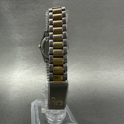 Seiko Watch Women 24mm White Dial Two Tone Daydate Round 3E23-0A69 New Batt MKA7