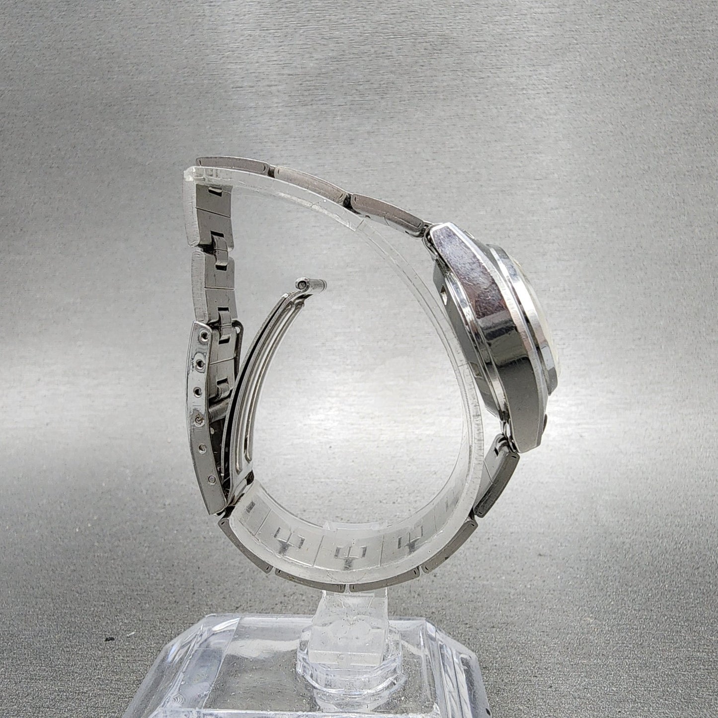 Citizen Cosmotron V2 Automatic Watch Women 25mm Silver Dial Steel Daydate Runs8