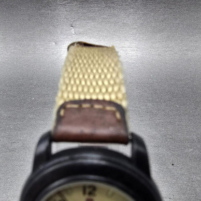 Victorinox Swiss Army Yeoman Watch Women 30mm Brown Dial Black Tone Date PARTS5