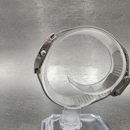 Skagen Watch Women 16mm MOP Dial Silver Tone Rectangle 271SSSPMPD New battery