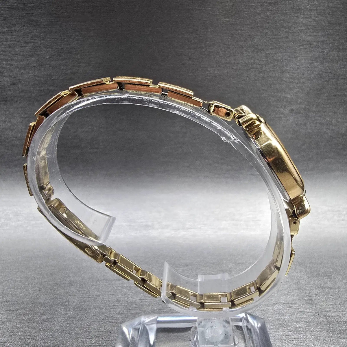 Seiko Watch Women 21mm White Dial Gold Tone Oval 2621-5230 New Battery Vintage8