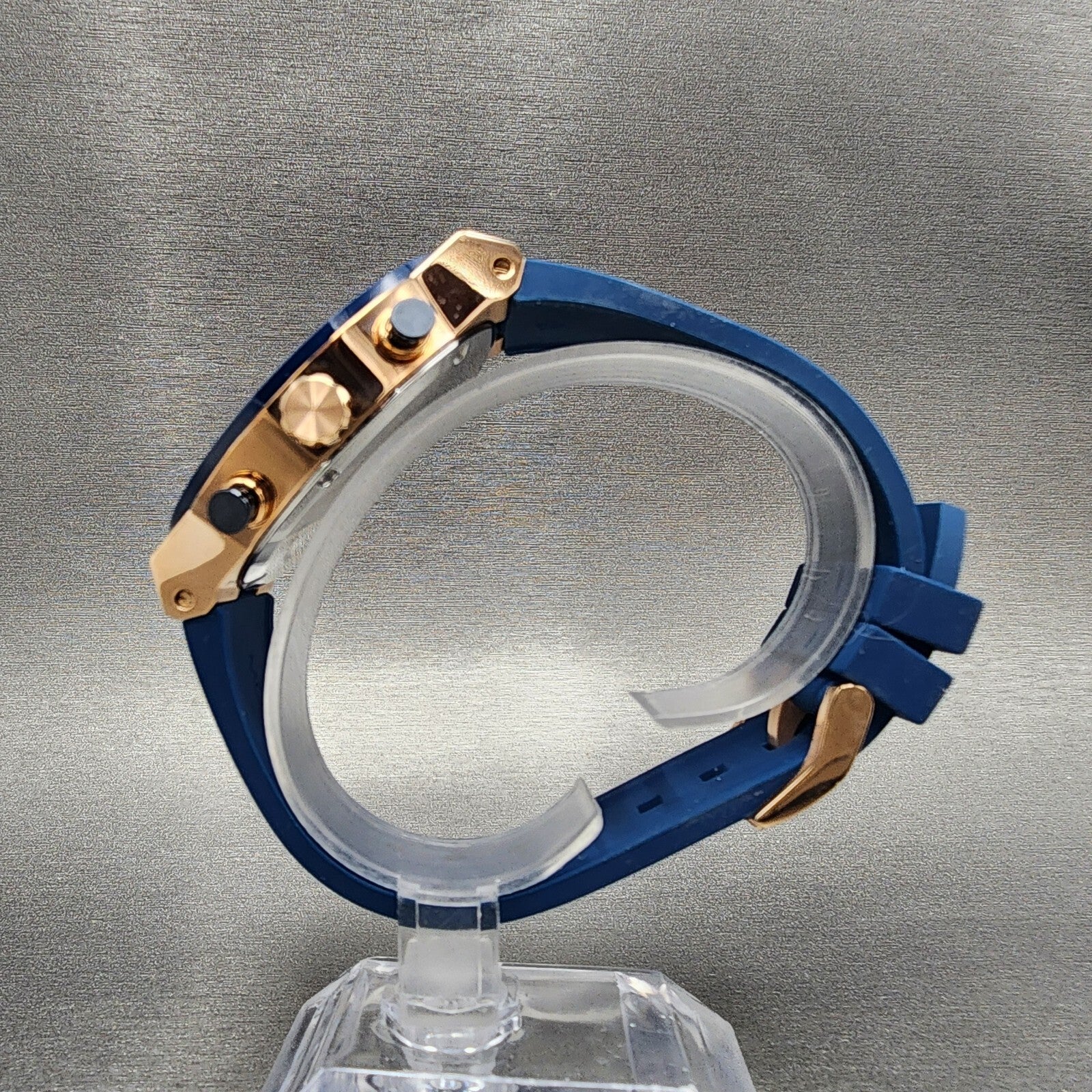 Movado Bold Fusion Chronograph Watch Men 44mm Rose Gold Dial Rose Gold Tone Date6