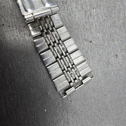Seiko Beads Of Rice Bracelet 20mm Stainless Steel Silver Tone Tri Folding Clasp7