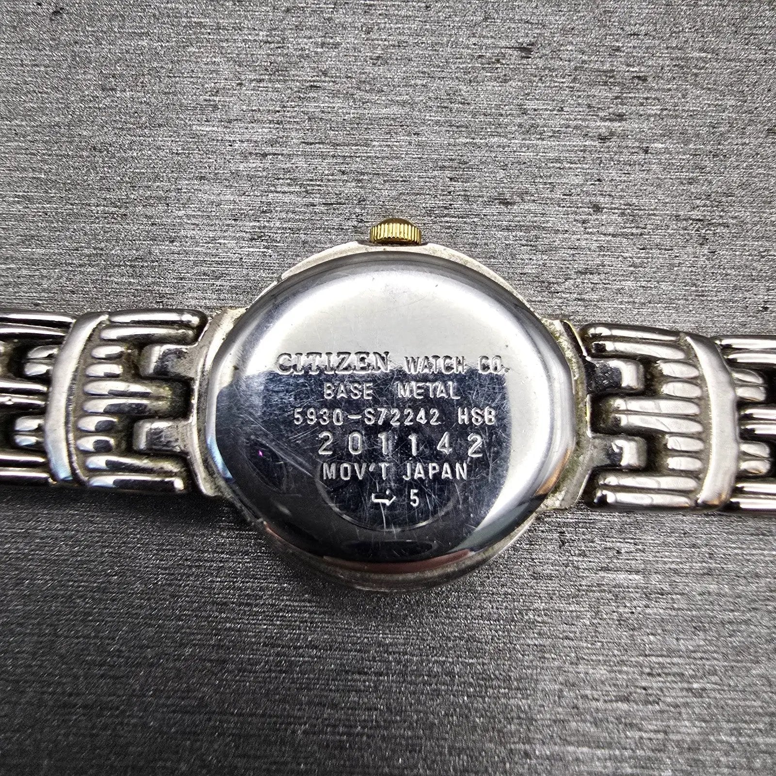 Citizen Watch Women 19mm Silver Dial Two Tone Round 5930-S72242 New Battery10