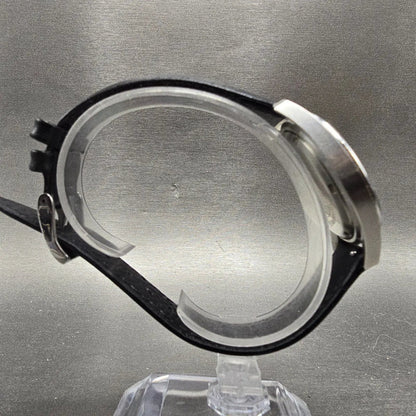 Swiss Army Garrison Watch Women 34mm Black Dial Steel Date Round New Battery8