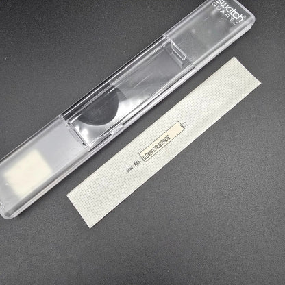 Swatch Masquerade Watch Men 34mm White Dial Pink Case GP105 New Battery NOS 32318