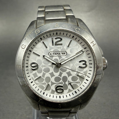 Coach Tristen Watch Women 34mm Silver Dial Silver  Round CA.67.7.14.0689 NewBatt0
