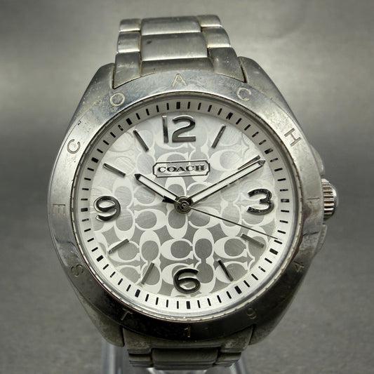 Coach Tristen Watch Women 34mm Silver Dial Silver  Round CA.67.7.14.0689 NewBatt0
