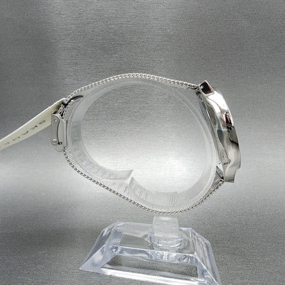 Skagen Freja Watch Women 34mm White Dial Steel Round Mesh Band SKW2823 NWT9